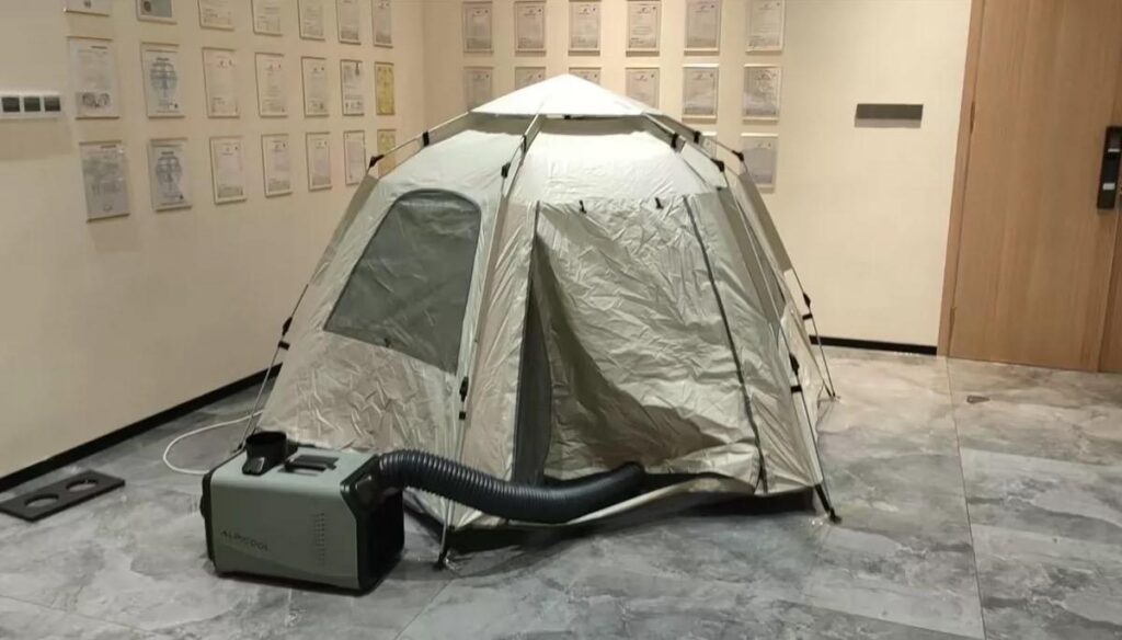 Air Conditioner in a Tent